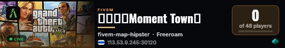 ✈🚀🇹🇭Moment Town🚀 live status badge
