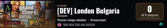 [DEV] London Bulgaria live status badge