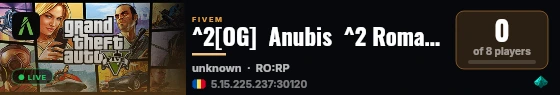 ^2[OG]  Anubis  ^2 Romania live status badge