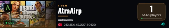 AtraAirp live status badge