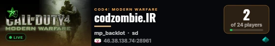 codzombie.IR live status badge