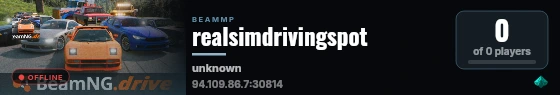 realsimdrivingspot live status badge
