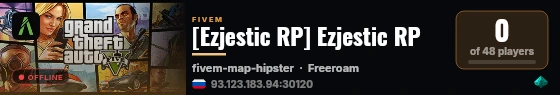 [Ezjestic RP] Ezjestic RP live status badge