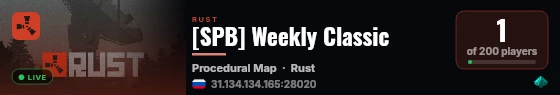 [SPB] Weekly Classic live status badge