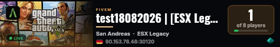 test18082026 | [ESX Legacy] live status badge