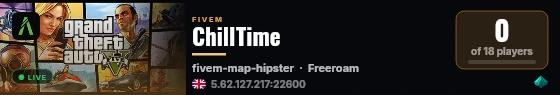 ChillTime live status badge