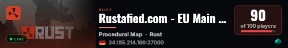 Rustafied.com - EU Main | JUST WIPED 01.09 live status badge