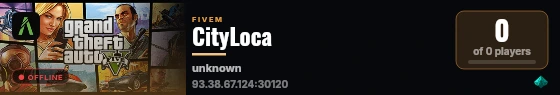 CityLoca live status badge