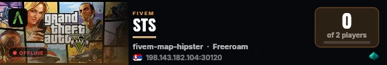 STS live status badge