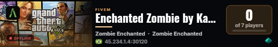 Enchanted Zombie by Kaduzera live status badge