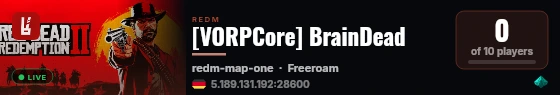 [VORPCore] BrainDead live status badge