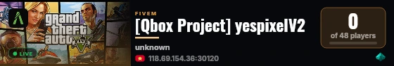 [Qbox Project] yespixelV2 live status badge