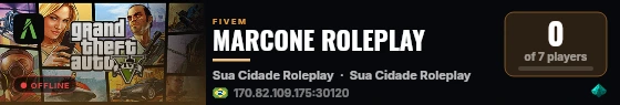 MARCONE ROLEPLAY  live status badge