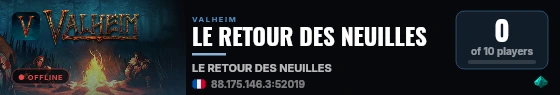 LE RETOUR DES NEUILLES live status badge