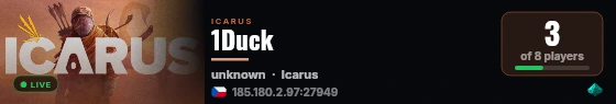 1Duck live status badge