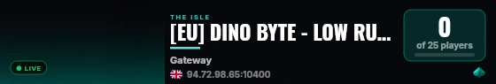 [EU] DINO BYTE - LOW RULES - 4XROWTH - HIGH AI live status badge