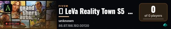 ⦗ LeVa Reality Town S5  CFW ⦘  ❰ ريالتي تاون ❱   ⦗ تفعيل فوري ⦘ live status badge