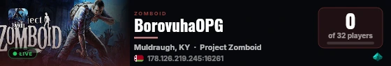 BorovuhaOPG live status badge