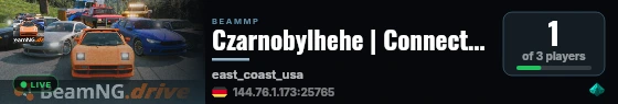 Czarnobylhehe | Connect Hosting live status badge