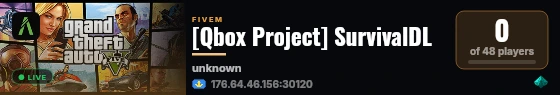 [Qbox Project] SurvivalDL live status badge
