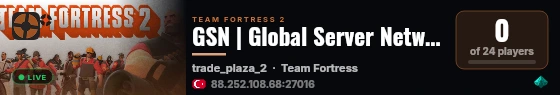 GSN | Global Server Network | Brand Opening! live status badge