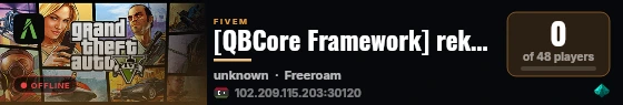 [QBCore Framework] reko fish live status badge