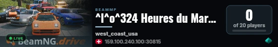 ^l^o^324 Heures du Marchairuz | Potato Hosting live status badge