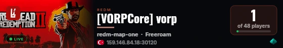 [VORPCore] vorp live status badge