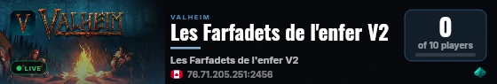 Les Farfadets de l'enfer V2 live status badge