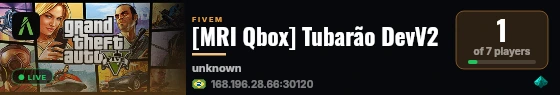 [MRI Qbox] Tubarão DevV2 live status badge
