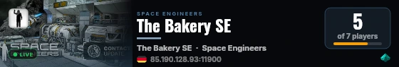 The Bakery SE live status badge