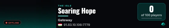 Soaring Hope live status badge