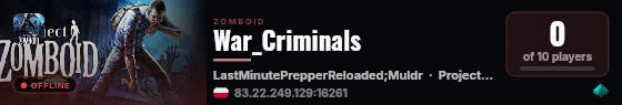 War_Criminals live status badge