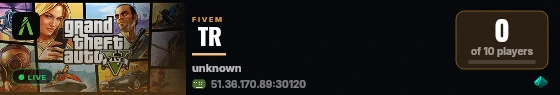  TR  live status badge
