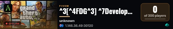 ^3[^4FDG^3] ^7Development City live status badge