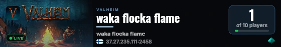waka flocka flame live status badge
