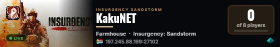 KakuNET live status badge