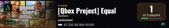 [Qbox Project] Equal live status badge