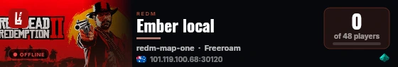 Ember local live status badge