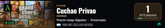 Cuchao Privao live status badge