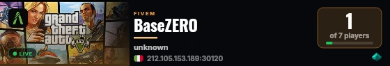 BaseZERO live status badge