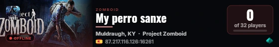 My perro sanxe live status badge