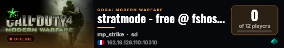 stratmode - free @ fshost.me live status badge