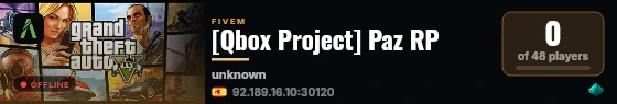 [Qbox Project] Paz RP live status badge