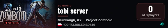 tobi server live status badge