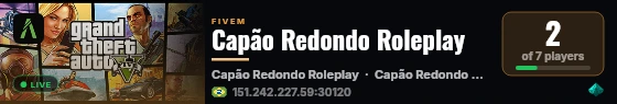 Capão Redondo Roleplay live status badge