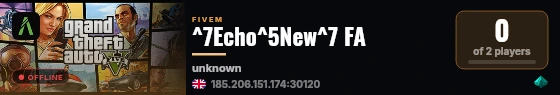 ^7Echo^5New^7 FA live status badge