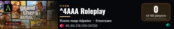 ^4AAA Roleplay live status badge