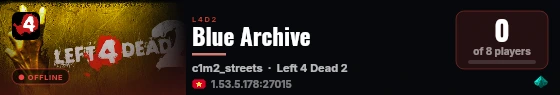 Blue Archive live status badge