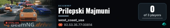 Prilepski Majmuni live status badge